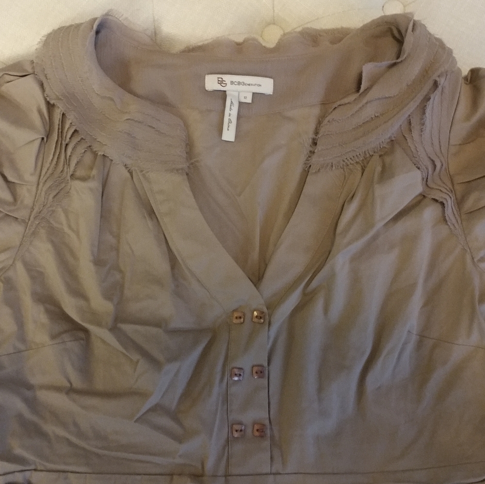 BCBGeneration dress size 12 taupe